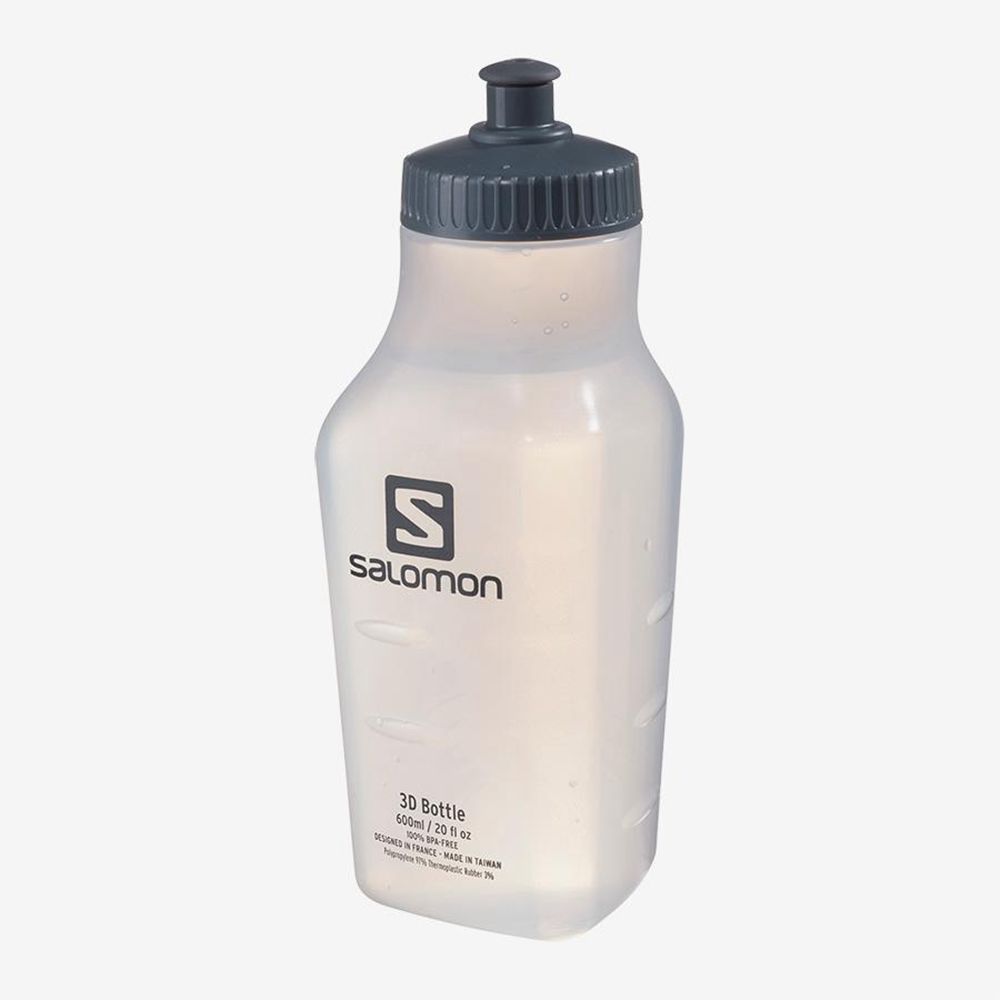 Hydratation Pour Le Trail Running Salomon Femme Blanche - Salomon 3D BOTTLE 600ML - France (3408-XQP